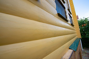 покраска блок хауса