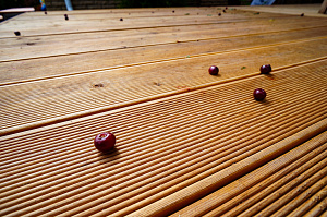 терраса из лиственницы