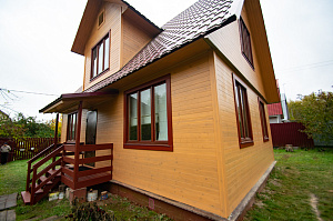 фасад из сосновой вагонки