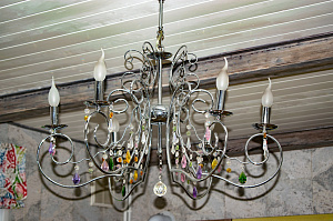 крашеные балки