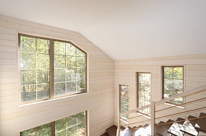 Комплексная отделка дома имитацией бруса 