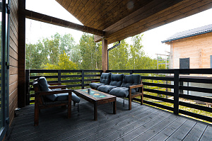 253 м² безупречного фасада под ключ для элитного поселка в Подмосковье