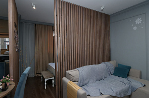 Элегантное зонирование: реечные перегородки из дуба в Кюмлено