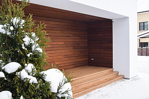 дом из термодревесины