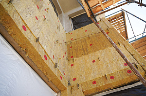 Фасад и баня в стиле 