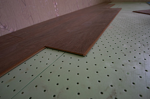 укладка ламината на мягкую подложку