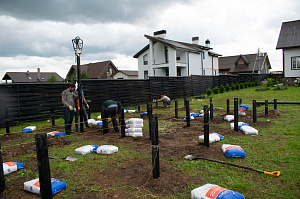 баня на сваях