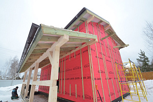 Ветрозащита каркасного дома