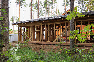 Элегантный банный комплекс с террасой 