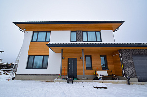 отделка дома планкеном