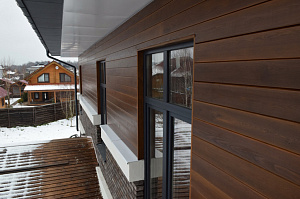 панели для фасада из лиственницы