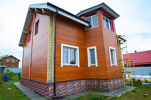 скошенный планкен из лиственницы