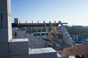 двухэтажный дом из газоблока как строить