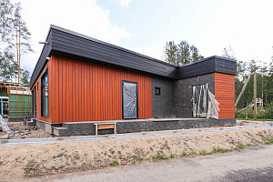 Стильная и современная отделка бани по дизайнерскому проекту