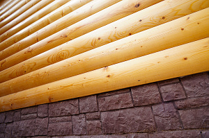 отделка дома блок хаусом