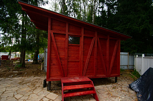 хоз постройка из дерева