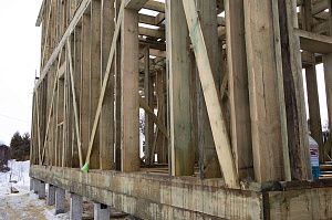 Современный каркасный дом с эксплуатируемой кровлей у Озера Врево