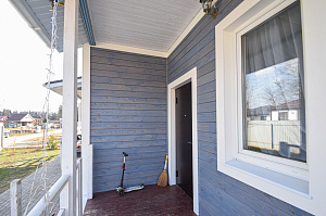 Дымчато-синий экстерьер дома для наших заказчиков