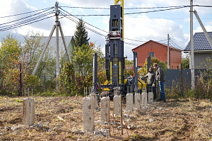 Надежный свайно-ростверковый фундамент в Павловском ручье под ключ