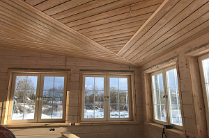 монтаж планкена на потолке