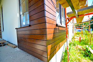 отделка фасада плнкеном