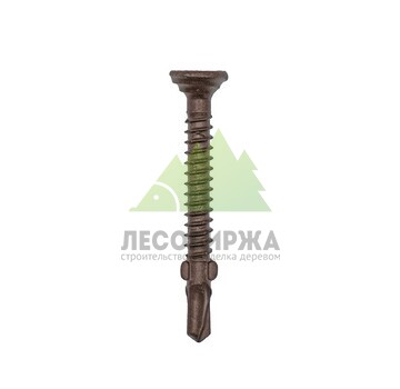 Флюгель дерево-металл, потайной 6,3*70 Окрашенный Torx 25