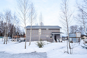 покраска дома маслом