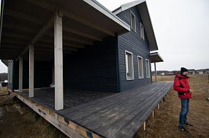 искуственное состаривание террасы