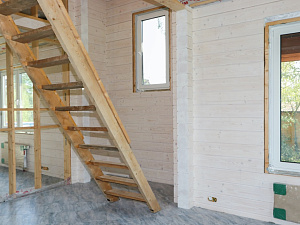 Внутренняя гармония: безупречная покраска брусового дома лазурью Renner в ДНП Деревенька от Лесобиржа-Спб