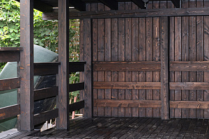 Преображение бани и террасы: защита и эстетика на реке Кобона