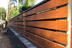 забор из планкена