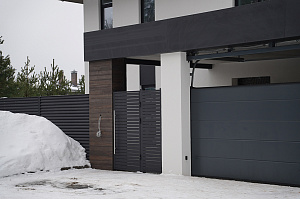 Комбинированный фасад от Лесобиржа-Спб: гармония стиля и долговечности в 