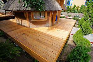 укладка уличной террасы