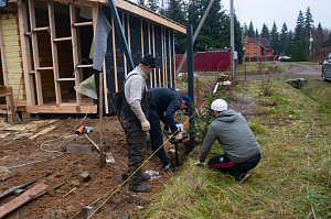 бурение лунок для столбов