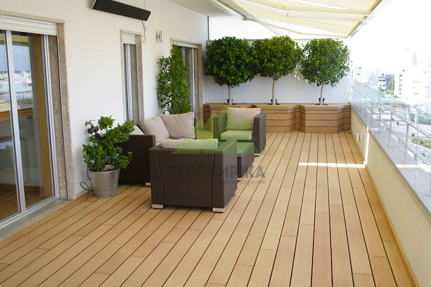 Как выбрать террасную доску из ДПК и не пожалеть: размеры, лаги, кляймеры, вода