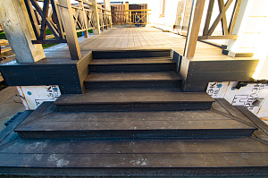 ступени из террасной доски