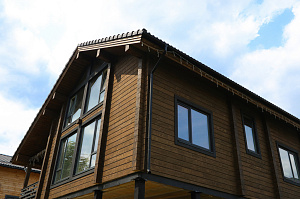 253 м² безупречного фасада под ключ для элитного поселка в Подмосковье