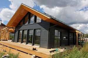 снятие старой покраски дома