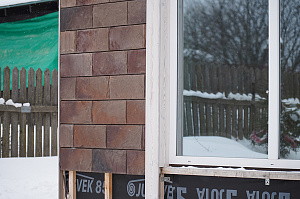 Современный каркасный дом с эксплуатируемой кровлей у Озера Врево