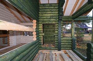 Баня мечты в Бобровом: комплексная отделка и покраска сруба