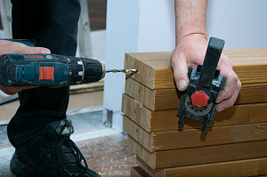 установка деревянных перегородок