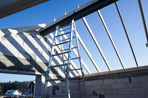 двухэтажный дом из газоблока