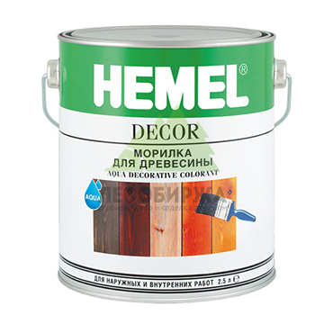 Морилка для древесины Hemel Aqua Decorative Colorant