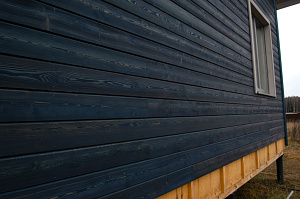 отделка фасада из плакнена