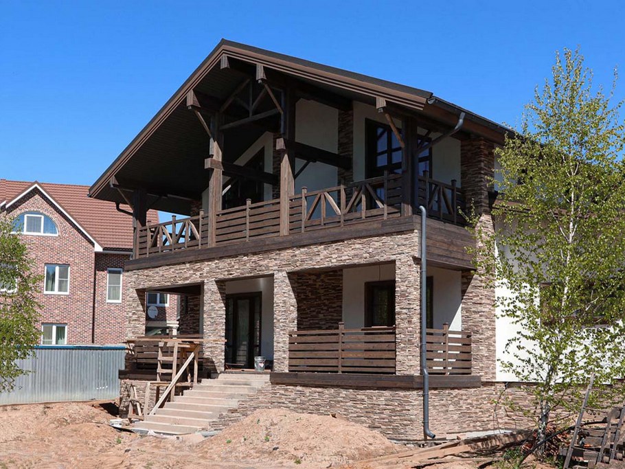 Фасад в стиле шале: дом, мимо которого никто не проходит