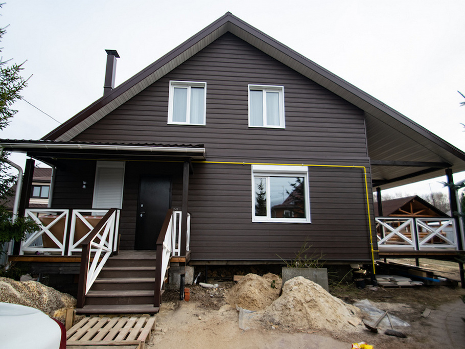  Комплексное преображение дома: фасад CEDRAL и терраса ДПК в Киварином хуторе