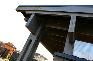 Крыша для хозблока