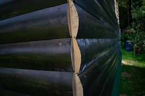 крашеный блок хаус