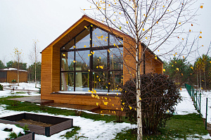 каркасная с панорамными окнами