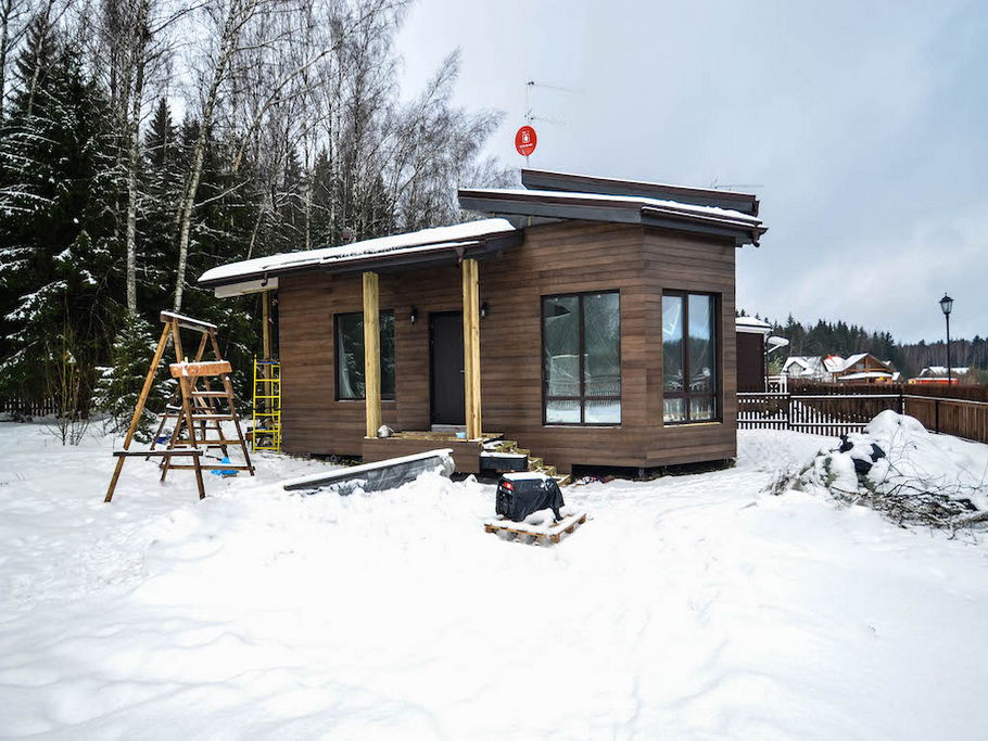 Лаковая защита Teknos вместо масла: как мы создали фасад в Вайя, который не выцветает, не трескается и не требует обновления 15 лет